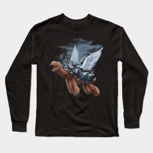 Turtle can fly Long Sleeve T-Shirt